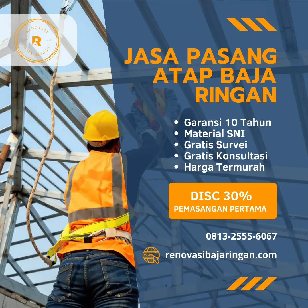 jasa pasang atap baja ringan